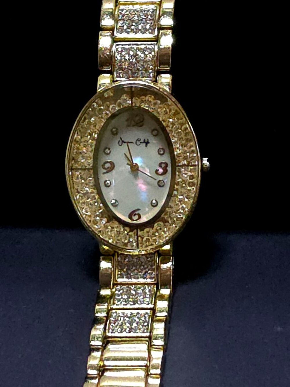 Goldtone Watch By Jessica Carlyle